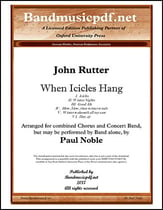 When Icicles Hang Concert Band sheet music cover